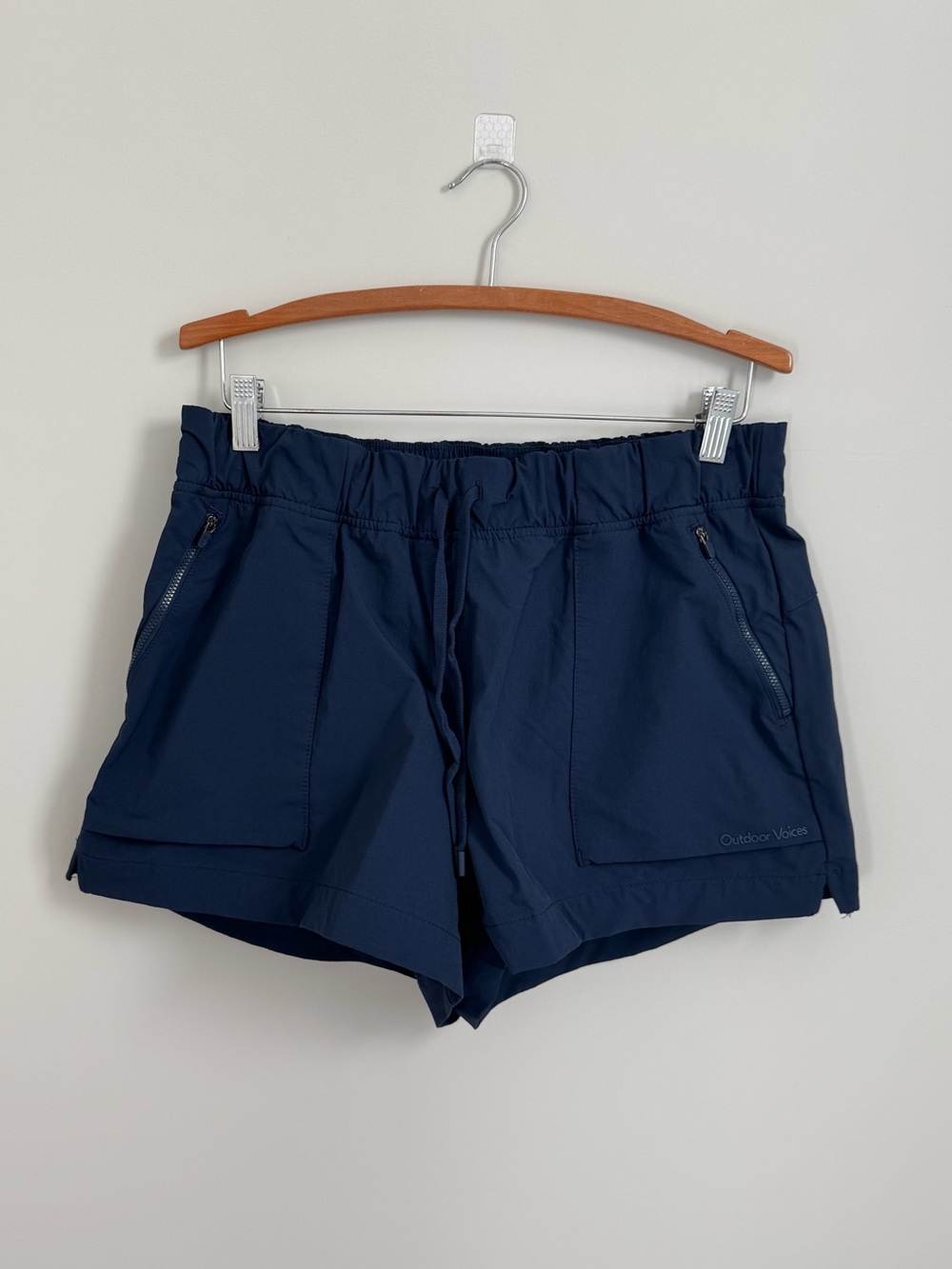 Outdoor Voices Navy Athletic Drawstring Shorts